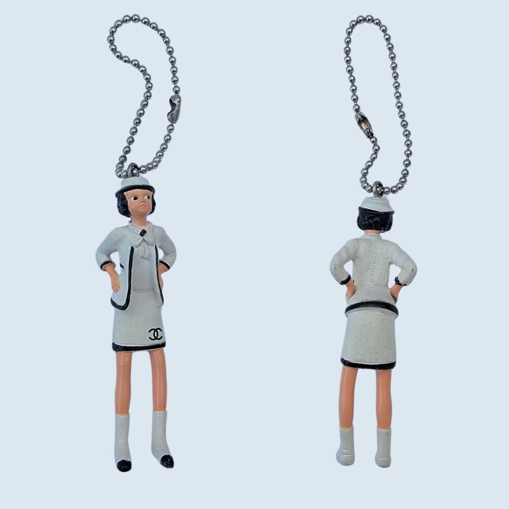 CHANEL Mademoiselle Coco Chanel bag charm, key ring, pull chain, necklace charm